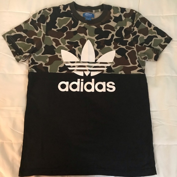 adidas camo t shirt mens